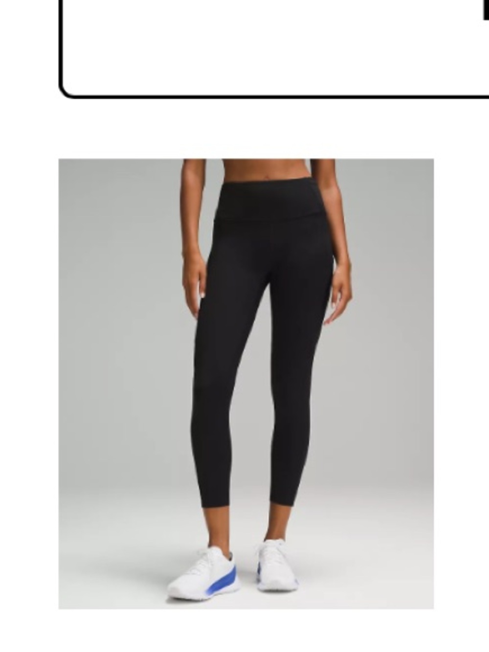 lululemon athletica Fast and Free High-Rise Tight 25" - Black